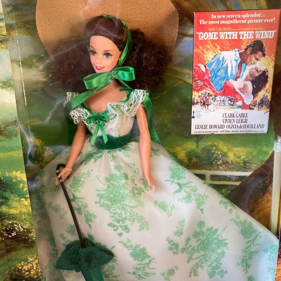 Vintage 1994 Hollywood Collection Gone with the Wind 4 Barbies New in Box $176 - Picture 3 of 6